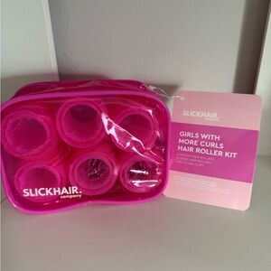 Pink Hair Styling Rollers Set